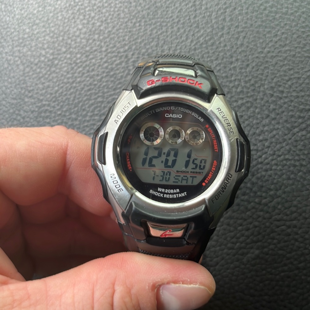 G-shock solar atomic watch